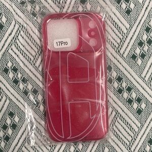 Diesel Glitter Pink iPhone 17 Pro Case
